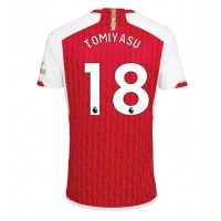 Fotbalové Dres Arsenal Takehiro Tomiyasu #18 Domácí 2023-24 Krátký Rukáv